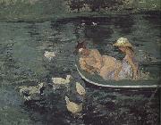 Mary Cassatt Summer times Germany oil painting artist
